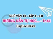 Soạn bài Hướng dẫn tự học trang 61 lớp 10 Cánh Diều tập 1